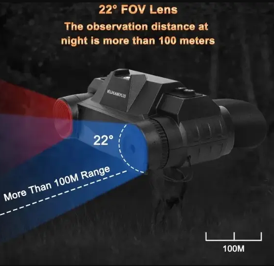 Прилад нічного бачення G1 4.5х Night Vision 1920x1080P невидима хвиля 940nm з кріпленням на голову 543752 фото